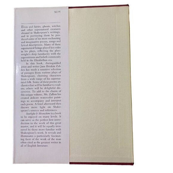 William Shakespeare Starlight & Moonshine Poetry of the Supernatural Hardcover - Picture 2 of 14